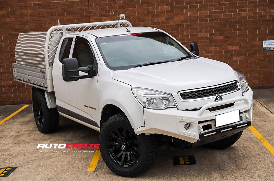 HOLDEN COLORADO BLITZ MATTE BLACK MACHINED DDT